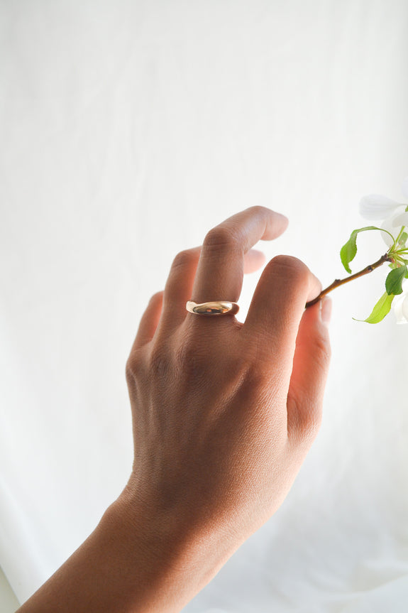 Bronze Wavy Ring - Size 5.5