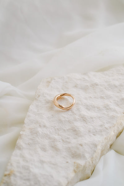 Bronze Wavy Ring - Size 5.5