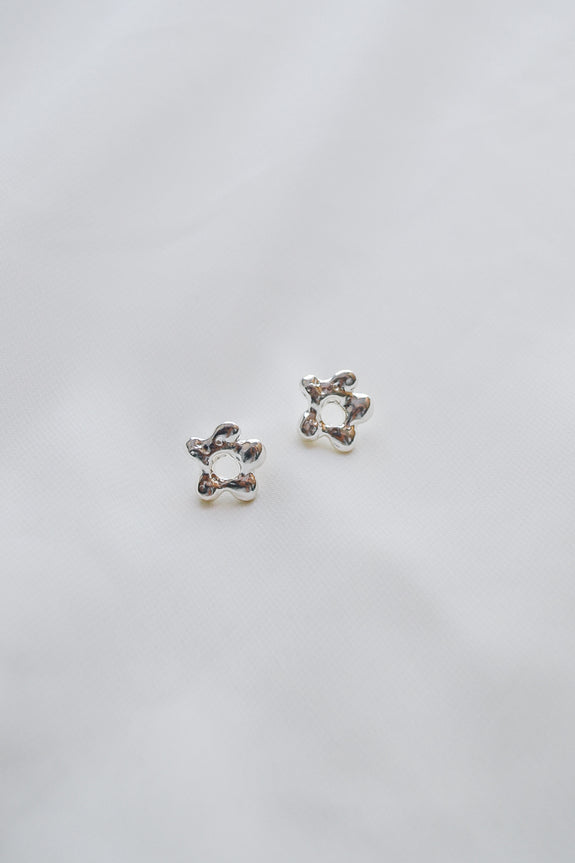Molten Flower Studs