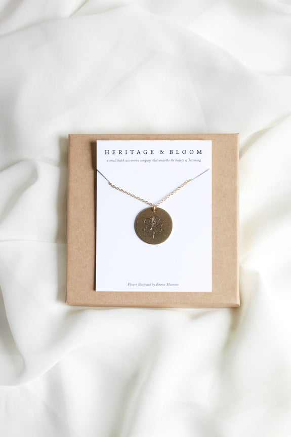Rose of Sharon Necklace